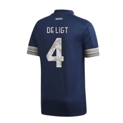 2020-2021 Juventus Adidas Away Football Shirt (DE LIGT 4)