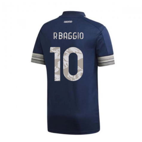 2020-2021 Juventus Adidas Away Football Shirt (R.BAGGIO 10)
