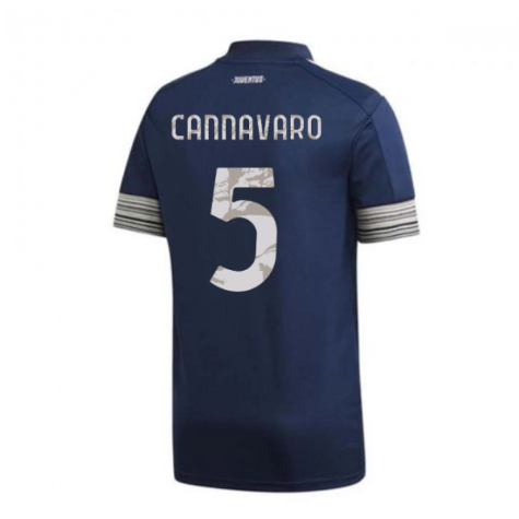2020-2021 Juventus Adidas Away Shirt (Kids) (CANNAVARO 5)
