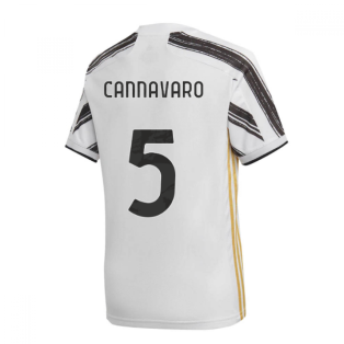 2020-2021 Juventus Adidas Home Shirt (Kids) (CANNAVARO 5)