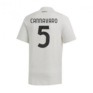 2020-2021 Juventus Adidas Training Tee (Grey) (CANNAVARO 5)
