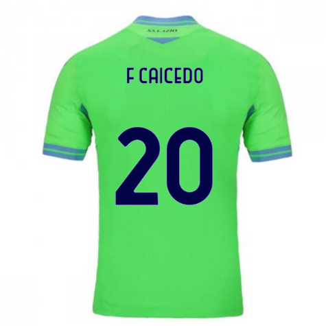 2020-2021 Lazio Away Shirt (Kids) (F CAICEDO 20)