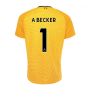 2020-2021 Liverpool Goalkeeper Shirt (Yellow) (A BECKER 1)