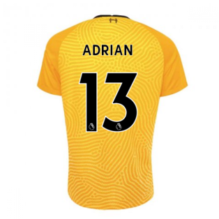 2020-2021 Liverpool Goalkeeper Shirt (Yellow) (ADRIAN 13)