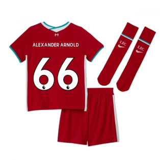 2020-2021 Liverpool Home Nike Little Boys Mini Kit (ALEXANDER ARNOLD 66)