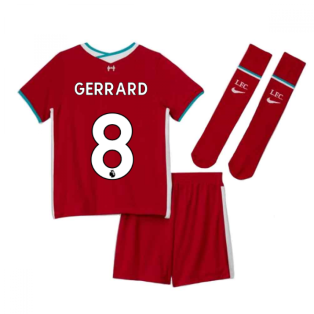 2020-2021 Liverpool Home Nike Little Boys Mini Kit (GERRARD 8)