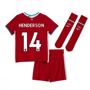 2020-2021 Liverpool Home Nike Little Boys Mini Kit (HENDERSON 14)