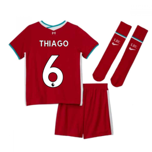 2020-2021 Liverpool Home Nike Little Boys Mini Kit (THIAGO 6)
