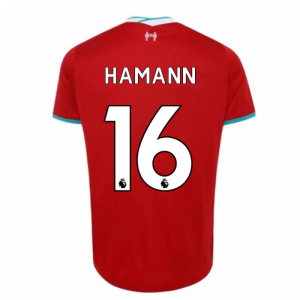 2020-2021 Liverpool Home Shirt (HAMANN 16)