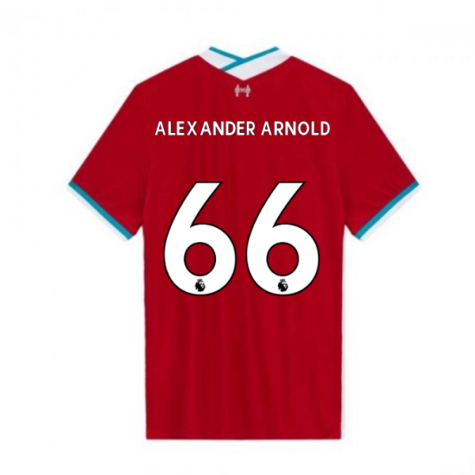 2020-2021 Liverpool Vapor Home Shirt (ALEXANDER ARNOLD 66)
