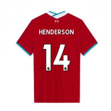 2020-2021 Liverpool Vapor Home Shirt (HENDERSON 14)