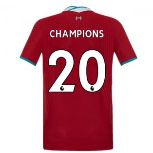 2020-2021 Liverpool Vapor Home Shirt (Kids) (CHAMPIONS 20)