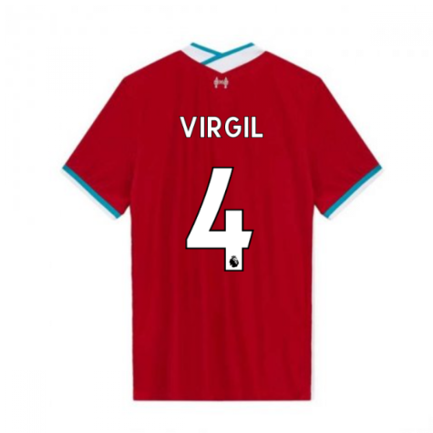 2020-2021 Liverpool Vapor Home Shirt (VIRGIL 4)