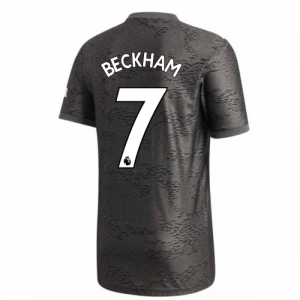 2020-2021 Man Utd Adidas Away Football Shirt (BECKHAM 7)