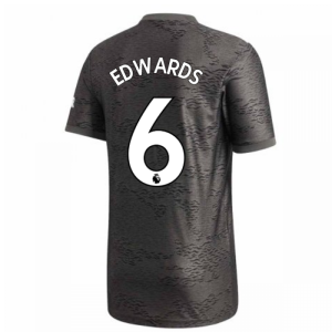 2020-2021 Man Utd Adidas Away Football Shirt (EDWARDS 6)