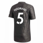 2020-2021 Man Utd Adidas Away Football Shirt (FERDINAND 5)