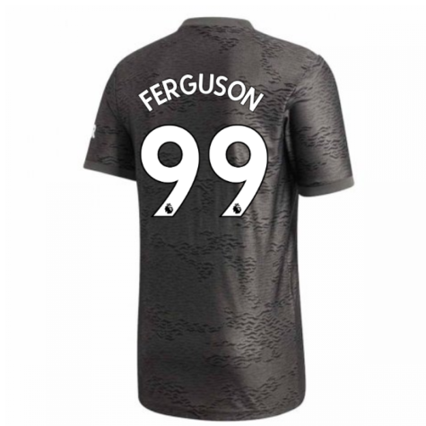 2020-2021 Man Utd Adidas Away Football Shirt (FERGUSON 99)