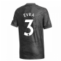 2020-2021 Man Utd Adidas Away Football Shirt (Kids) (EVRA 3)