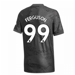 2020-2021 Man Utd Adidas Away Football Shirt (Kids) (FERGUSON 99)
