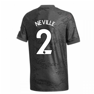 2020-2021 Man Utd Adidas Away Football Shirt (Kids) (NEVILLE 2)