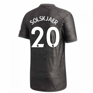 2020-2021 Man Utd Adidas Away Football Shirt (SOLSKJAER 20)