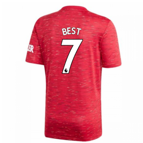 2020-2021 Man Utd Adidas Home Football Shirt (Kids) (BEST 7)