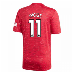 2020-2021 Man Utd Adidas Home Football Shirt (Kids) (GIGGS 11)