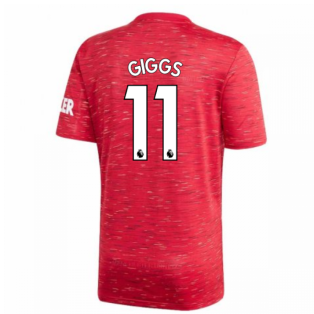 2020-2021 Man Utd Adidas Home Football Shirt (Kids) (GIGGS 11)