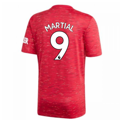 2020-2021 Man Utd Adidas Home Football Shirt (Kids) (MARTIAL 9)