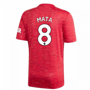 2020-2021 Man Utd Adidas Home Football Shirt (Kids) (MATA 8)