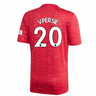 2020-2021 Man Utd Adidas Home Football Shirt (Kids) (V.PERSIE 20)