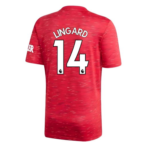 2020-2021 Man Utd Adidas Home Football Shirt (LINGARD 14)