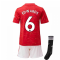2020-2021 Man Utd Adidas Home Little Boys Mini Kit (EDWARDS 6)