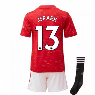 2020-2021 Man Utd Adidas Home Little Boys Mini Kit (J.S.PARK 13)