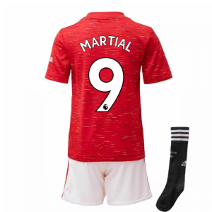 2020-2021 Man Utd Adidas Home Little Boys Mini Kit (MARTIAL 9)