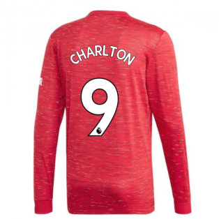 2020-2021 Man Utd Adidas Home Long Sleeve Shirt (CHARLTON 9)