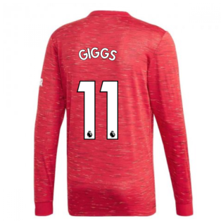 2020-2021 Man Utd Adidas Home Long Sleeve Shirt (GIGGS 11)