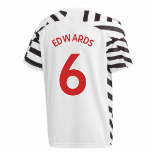 2020-2021 Man Utd Adidas Third Football Shirt (Kids) (EDWARDS 6)