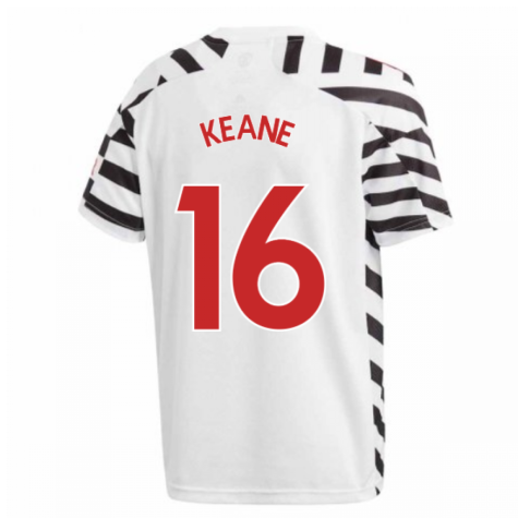 2020-2021 Man Utd Adidas Third Football Shirt (Kids) (KEANE 16)