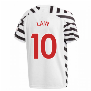 2020-2021 Man Utd Adidas Third Football Shirt (Kids) (LAW 10)