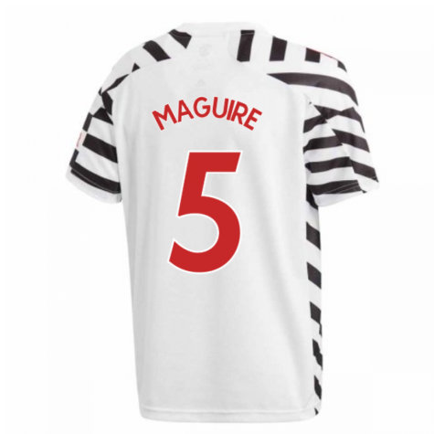 2020-2021 Man Utd Adidas Third Football Shirt (Kids) (MAGUIRE 5)