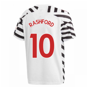 2020-2021 Man Utd Adidas Third Football Shirt (Kids) (RASHFORD 10)