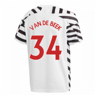 2020-2021 Man Utd Adidas Third Football Shirt (Kids) (VAN DE BEEK 34)