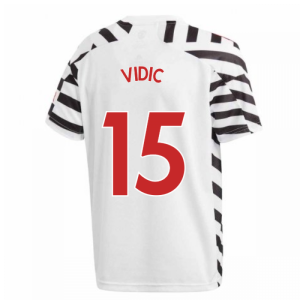 2020-2021 Man Utd Adidas Third Football Shirt (Kids) (VIDIC 15)