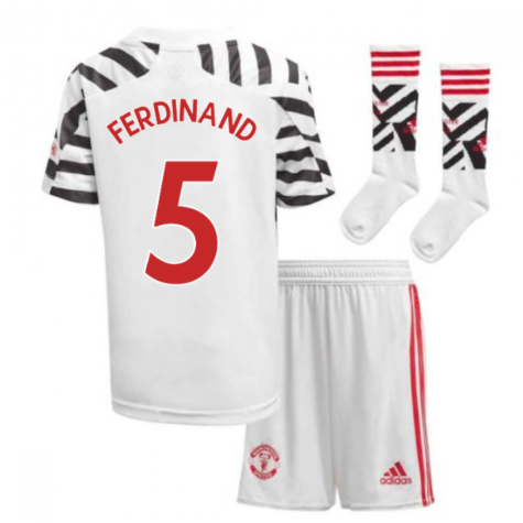2020-2021 Man Utd Adidas Third Little Boys Mini Kit (FERDINAND 5)