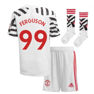 2020-2021 Man Utd Adidas Third Little Boys Mini Kit (FERGUSON 99)