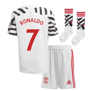 2020-2021 Man Utd Adidas Third Little Boys Mini Kit (RONALDO 7)
