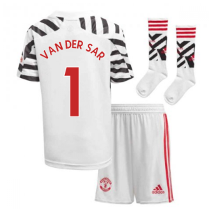 2020-2021 Man Utd Adidas Third Little Boys Mini Kit (VAN DER SAR 1)