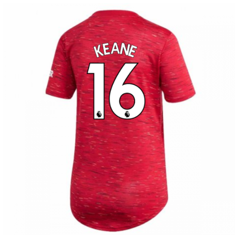 2020-2021 Man Utd Adidas Womens Home Shirt (KEANE 16)