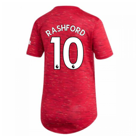 2020-2021 Man Utd Adidas Womens Home Shirt (RASHFORD 10)